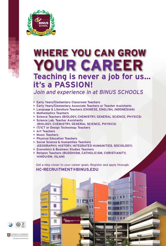 BINUS SCHOOL CAREER
