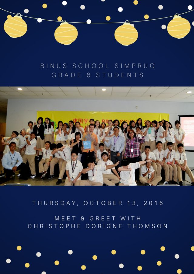 BINUS SCHOOL SIMPRUGGrade 6 students
