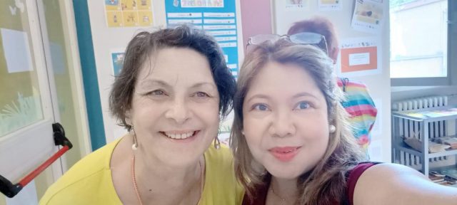 with Maria Jose, Director of Portugal Library Association