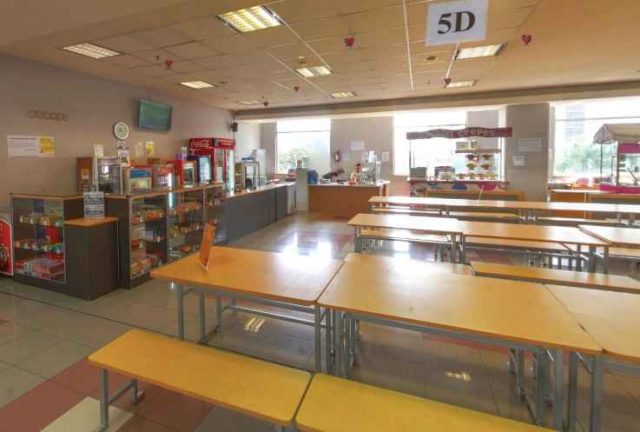 The canteen at BINUS Simprug is a refuge where tranquillity and enjoyment