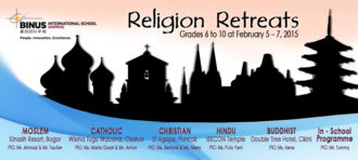Grades 6 – 10 Religion Retreats