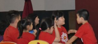 Aerobic Together at SCHOOL OLYMPICS 2015 – lead by School Principal’s Mr.Peter