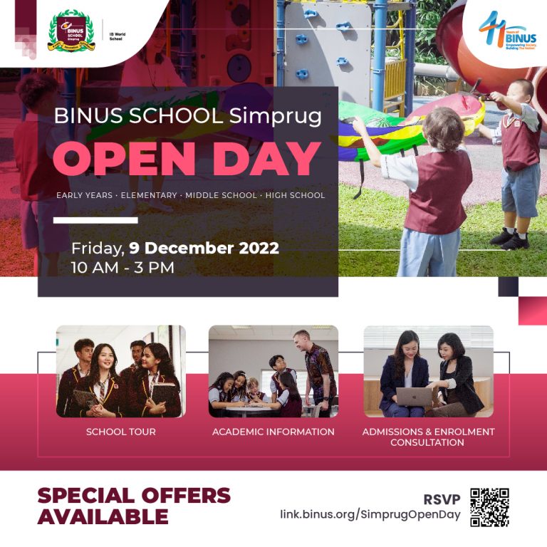 BINUS SCHOOL Simprug OPEN DAY BINUS SCHOOL Simprug