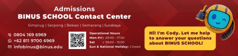 Admissions BINUS SCHOOL Contact Center