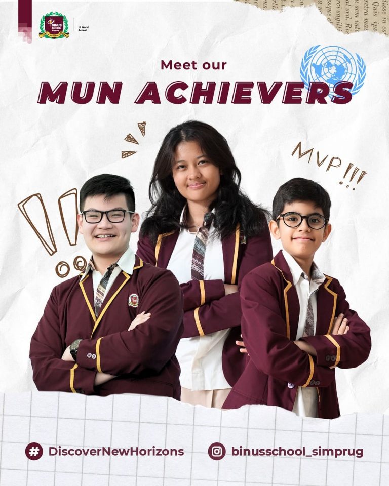 BINUS SCHOOL Simprug's Young Diplomats Shine at Model United Nations